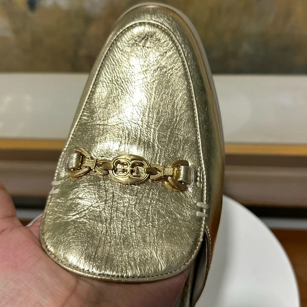 🌸SAM EDELMAN🌸 Kira Mule Gold Metallic Size: 7M - Picture 13 of 14